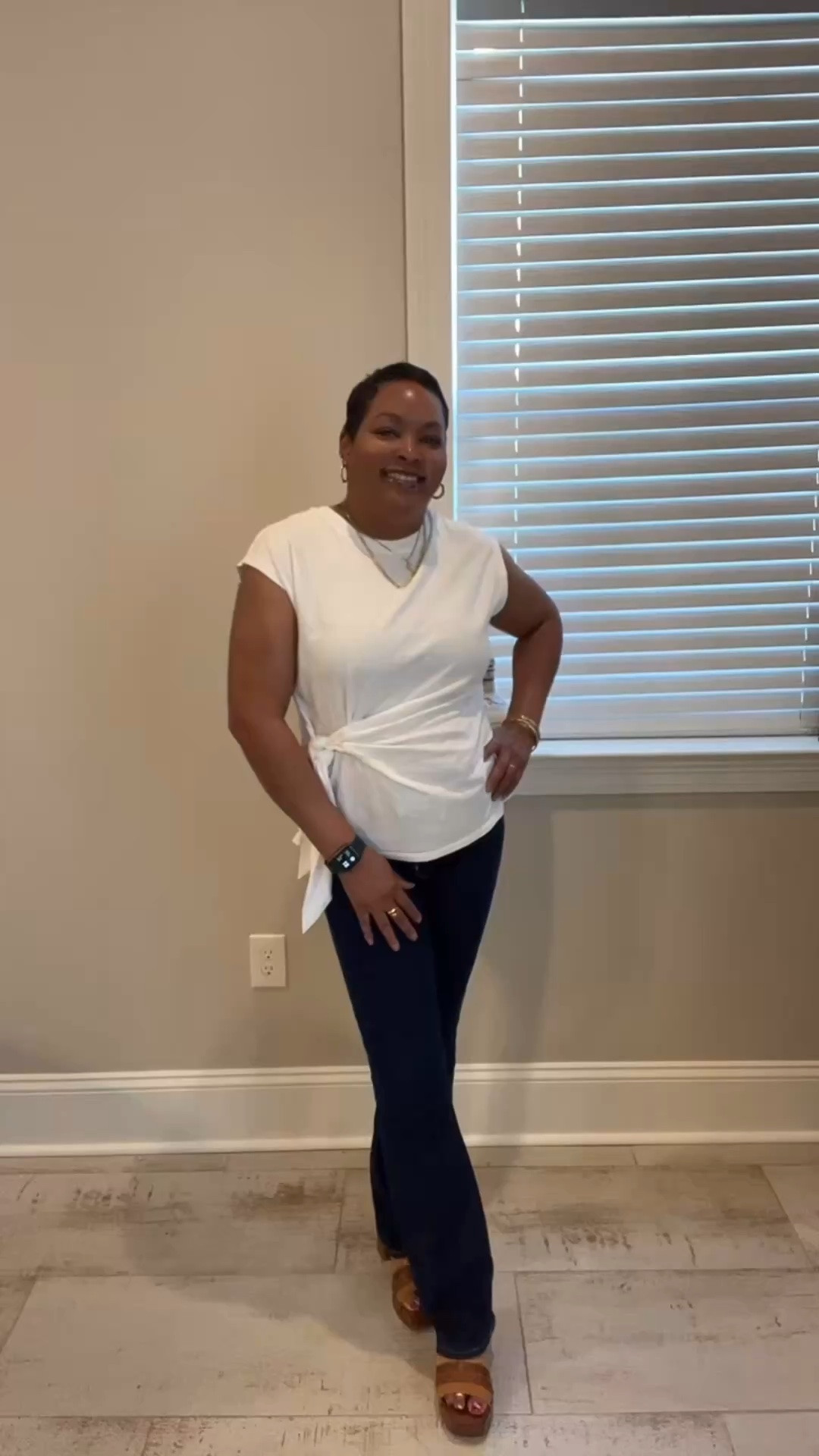 ~ Denim, sunshine, and good vibes—that’s today’s mood. ☀️💙

Shop the look on my LTK page.

Follow the main link in my bio.

# What I'm wearing:
*  Shirt: Amazon on LTK
*  Jeans: Old Navy on LTK 
*  Shoes: DSW on LTK
*  Jewelry: Amazon on LTK

#EverydayStyle

#LTKootd #LTKOver40 #LTKPetite