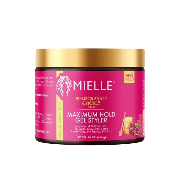 Pomegranate & Honey Maximum Hold Gel Styler | MIELLE