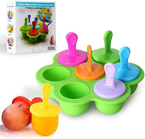 JBYAMUS Silicone Popsicle Molds, Ice Pop Molds, Storage Container for Homemade Food, Kids Ice Cre... | Amazon (US)