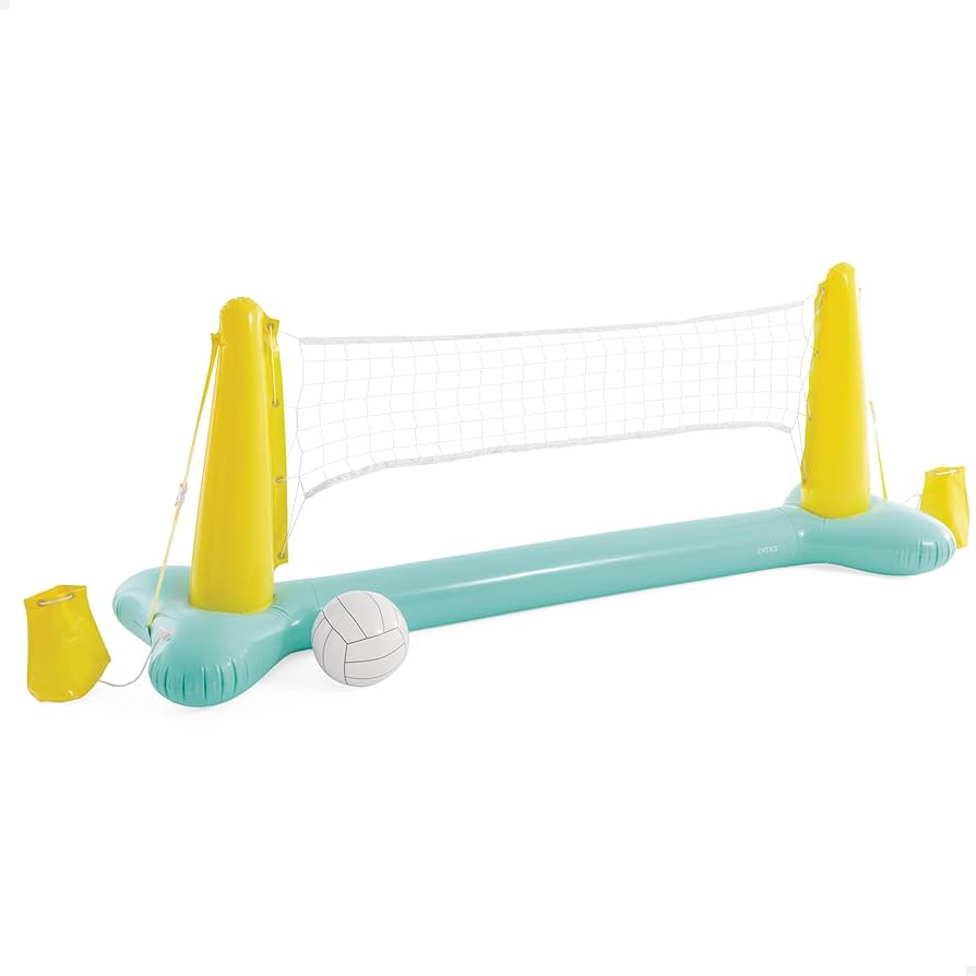 Intex 56508EP Inflatable Floating Swimming Pool Toys Volleyball Game, Green | Amazon (US)