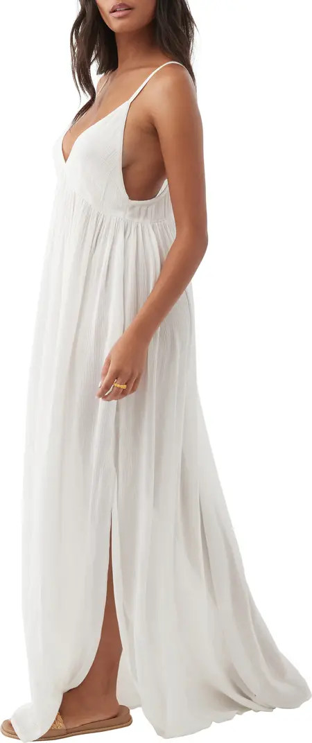 Mel Semisheer Maxi Cover-Up Dress | Nordstrom