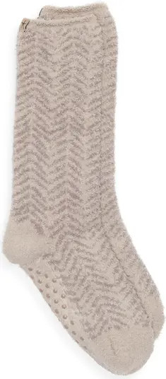 Barefoot Dreams® CozyChic™ Herringbone Gripper Crew Socks | Nordstromrack | Nordstrom Rack