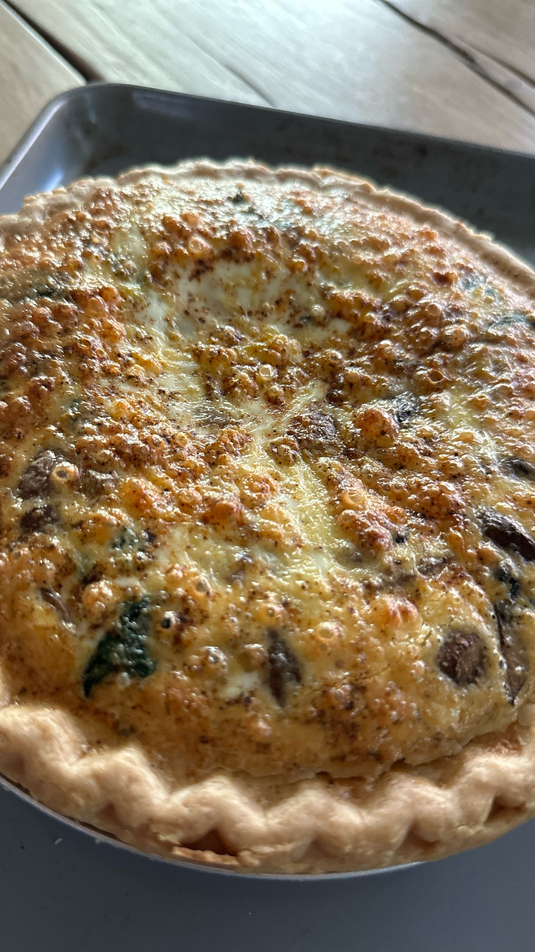 Easy spinach bacon mushroom quiche 🥧✨ the perfect Easter brunch recipe or simple make-ahead breakfast idea

If you’ve ever felt intimidated by making a quiche, this is your sign to try it. The base is just eggs + heavy cream, and you can customize it with whatever you have in your fridge.

This one has spinach, bacon, and mushrooms, but the real trick is removing excess moisture so your quiche comes out perfectly set and not soggy. And if you’re using spinach, don’t skip a pinch of nutmeg… it makes such a difference 🤌🏽

Linking the Caraway baking pan I used along with some really pretty pie dishes, kitchen tools, and everyday cooking essentials that make recipes like this even easier

Perfect for Easter brunch, spring hosting, meal prep, or a cozy weekend breakfast at home 💛

#EasterBrunchIdeas #QuicheRecipe #EasyBrunchRecipes #SpringRecipes #MakeAheadMeals #BrunchAtHome #HomeCooking #SimpleRecipes #KitchenEssentials #CookingAtHome #MealPrepIdeas #MomLifeCooking #EntertainingAtHome #CozyMeals