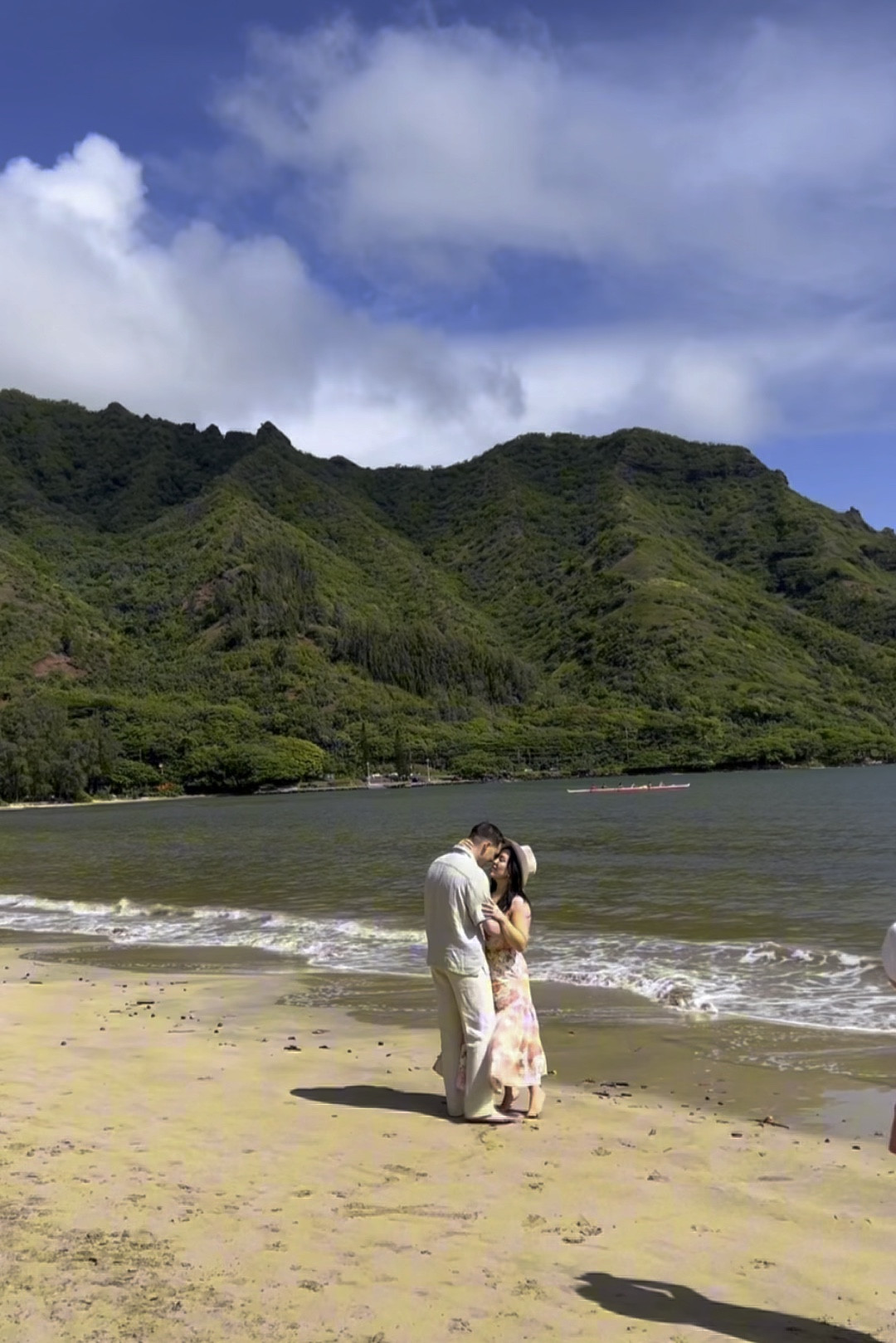 The perfect engagement photo outfits don’t always have to be white. I love this soft pink floral dress I wore for our engagement pics in Hawaii! 🥰 

I’m wearing a size medium.

#LTKTravel #LTKWedding #LTKSeasonal
