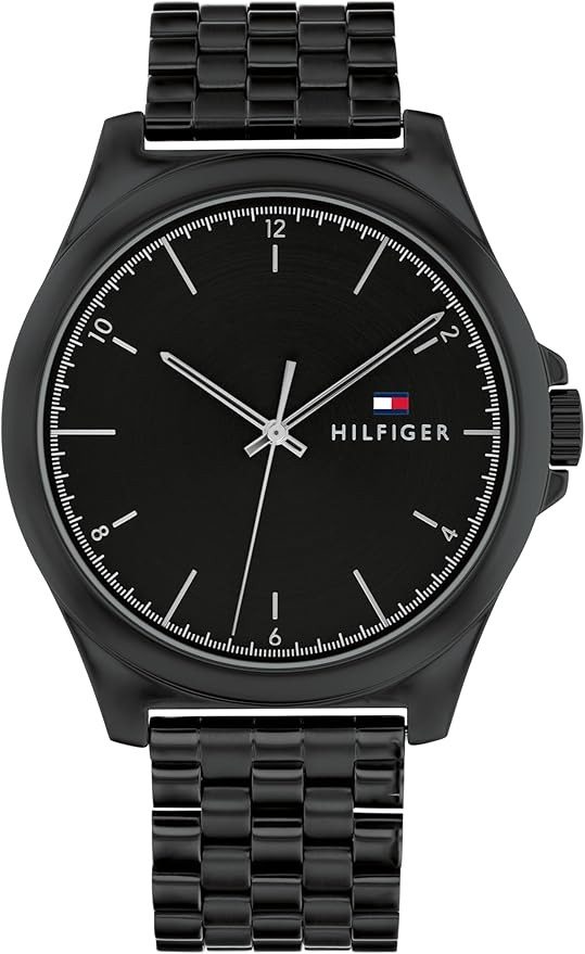 Tommy Hilfiger Mens Casual Watch - 3H Quartz - Stainless Steel Wristwatch - Water Resistant up to... | Amazon (US)