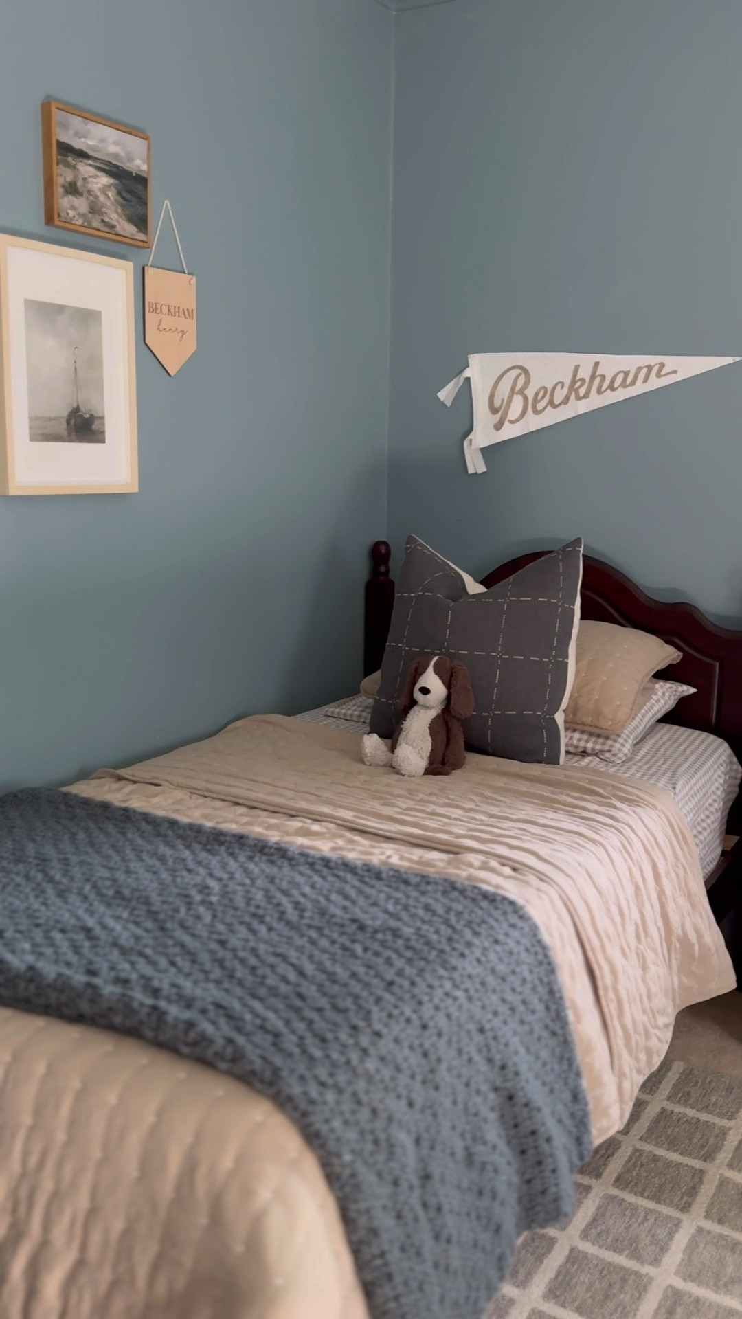 Little boys room
Kids decor 
Twin beds
Name pendant
Kids bedding
Bedroom decor

#LTKBaby #LTKHome #LTKFamily