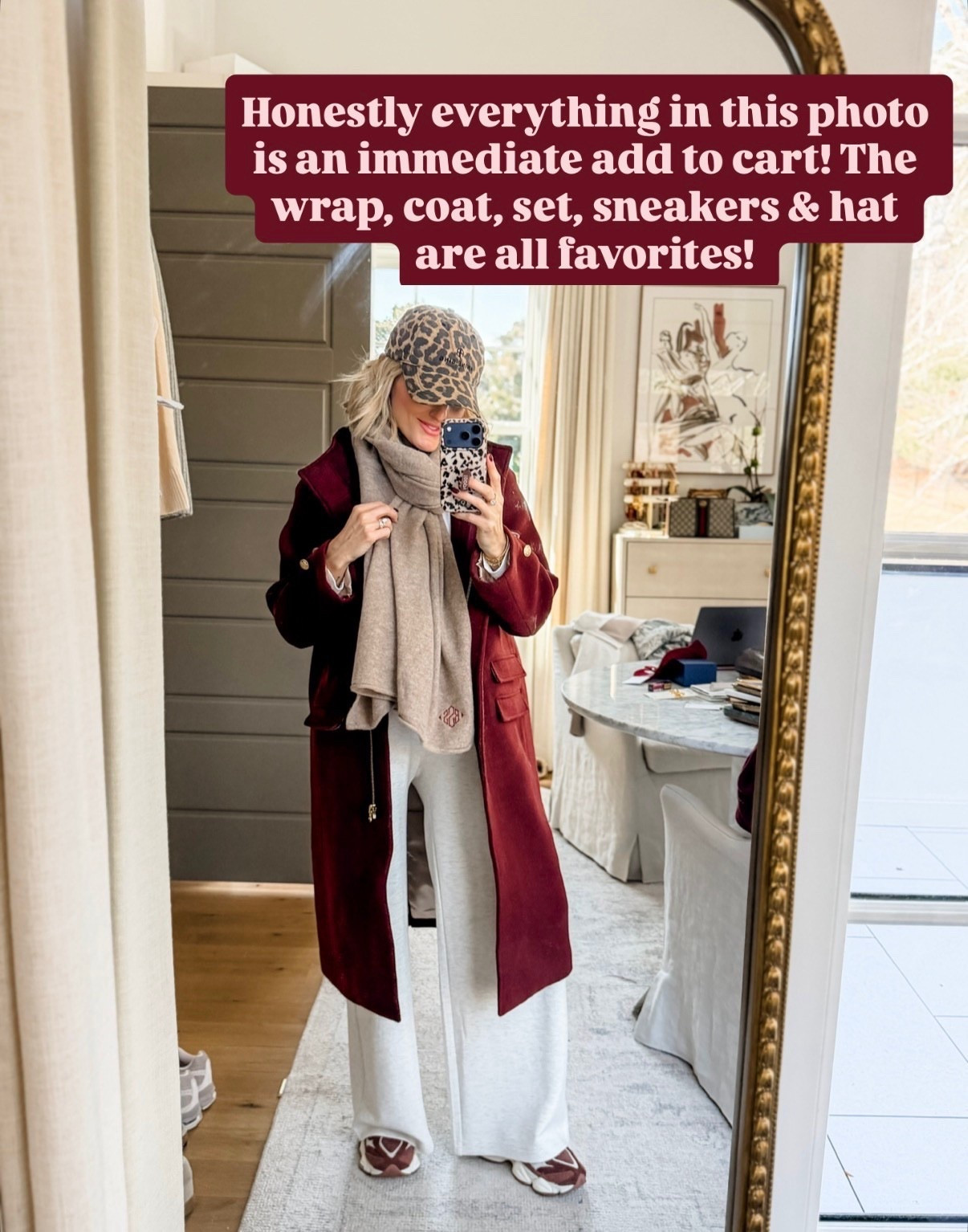 All of these items would make such great gifts for her 👏🏼

Loverly Grey, gift guide, gift ideas, anine bing, burgundy coat, monogrammed scarf, cashmere scarf  

#LTKGiftGuide #LTKHoliday