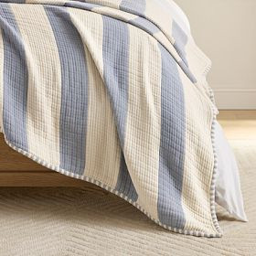 Cabana Stripe Bed Blanket | Pottery Barn Teen