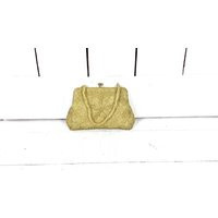 Vintage Gold Beaded Small Evening Purse | Etsy (US)