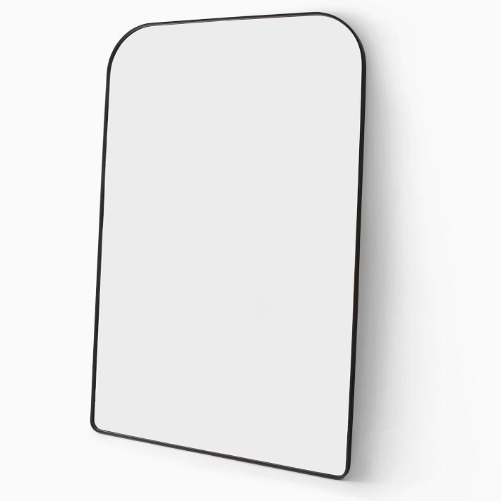 Streamline Oversized Wide Arch Metal Floor Mirror | West Elm (US)
