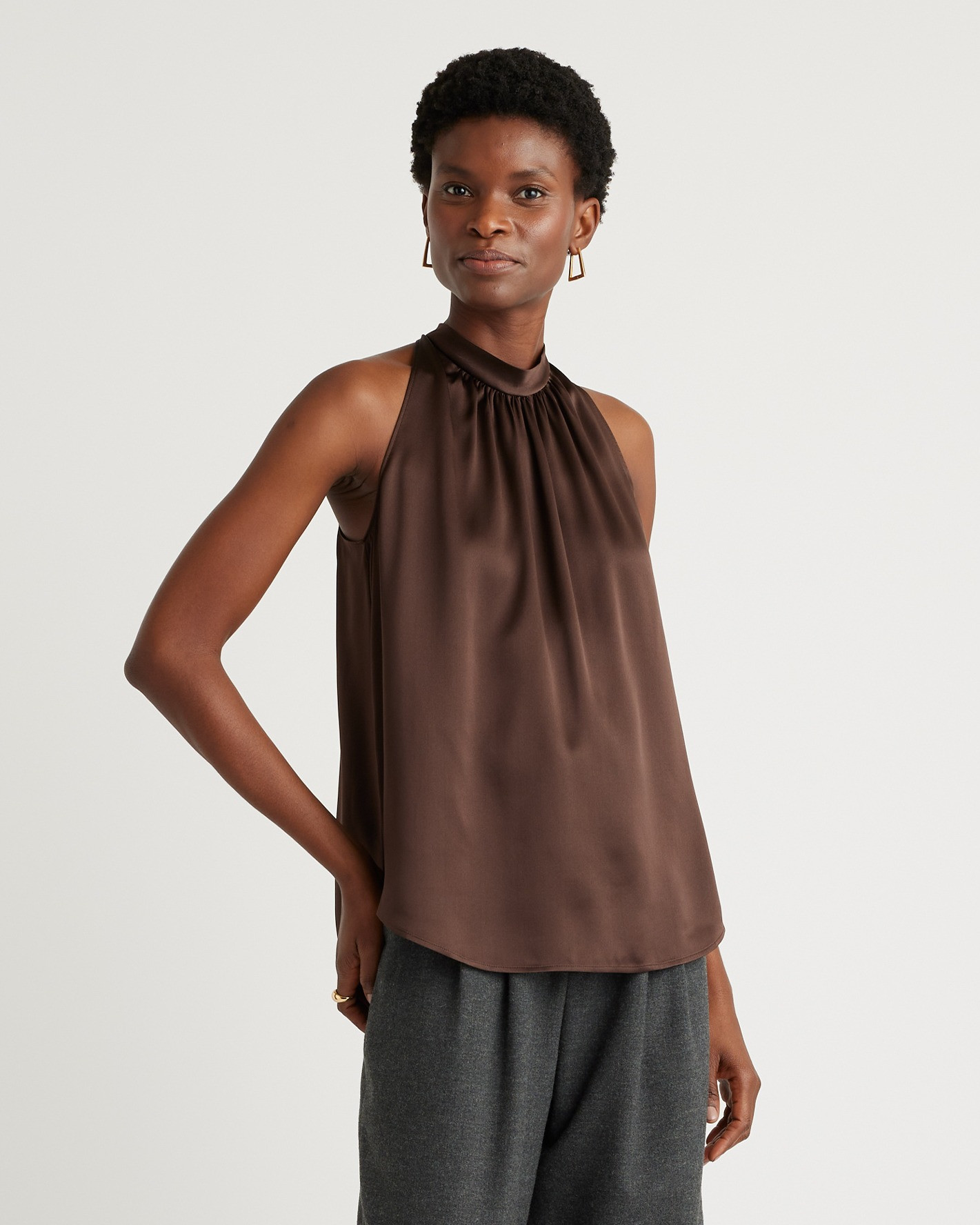 100% Washable Silk Halter Top | Quince