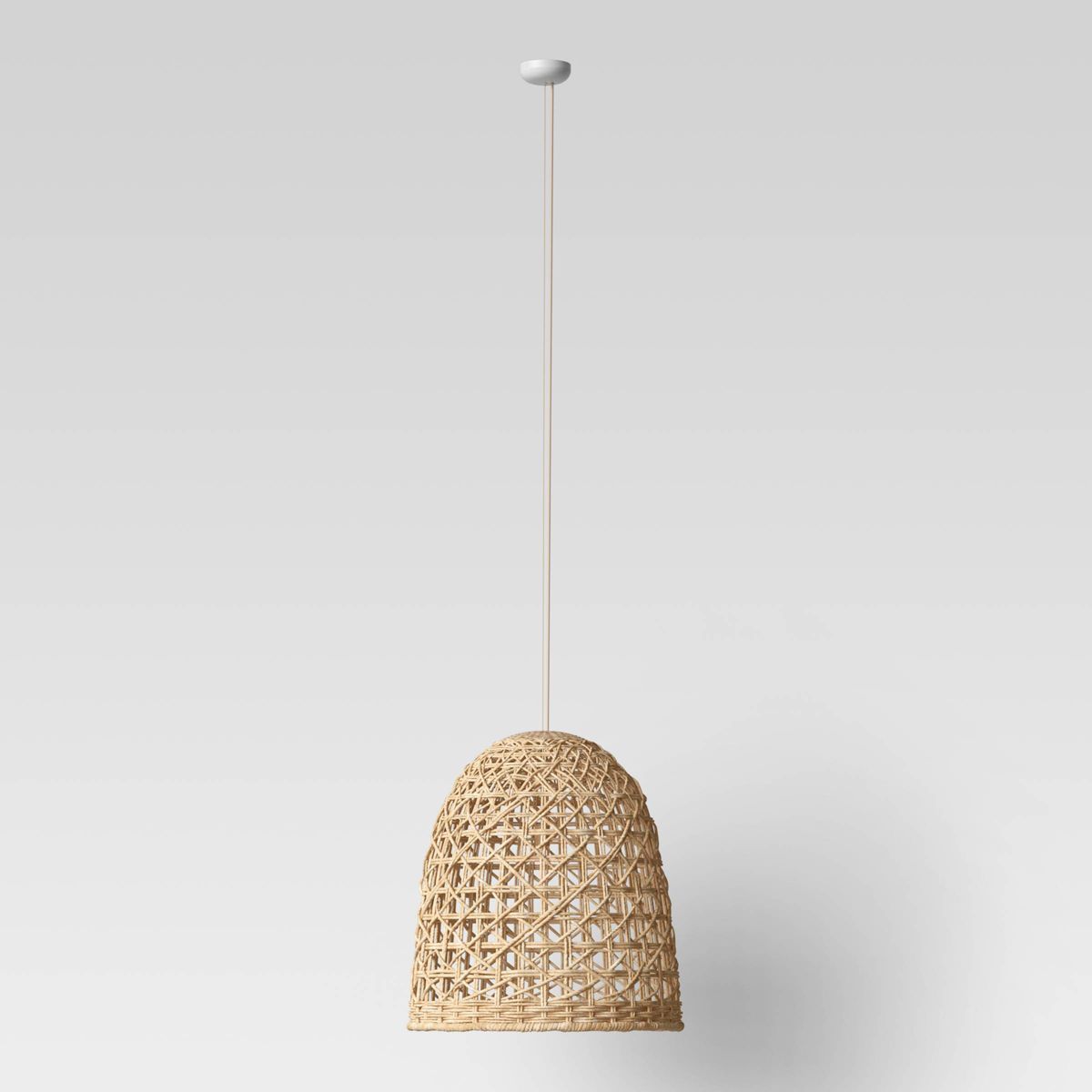 Large Corn Rope Pendant Lamp Light Brown (Includes LED Light Bulb) - Threshold™ | Target