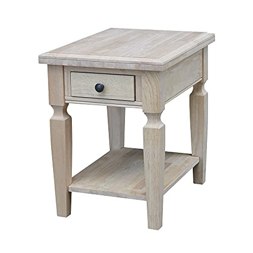 International Concepts Vista End, Unfinished Accent Table | Amazon (US)