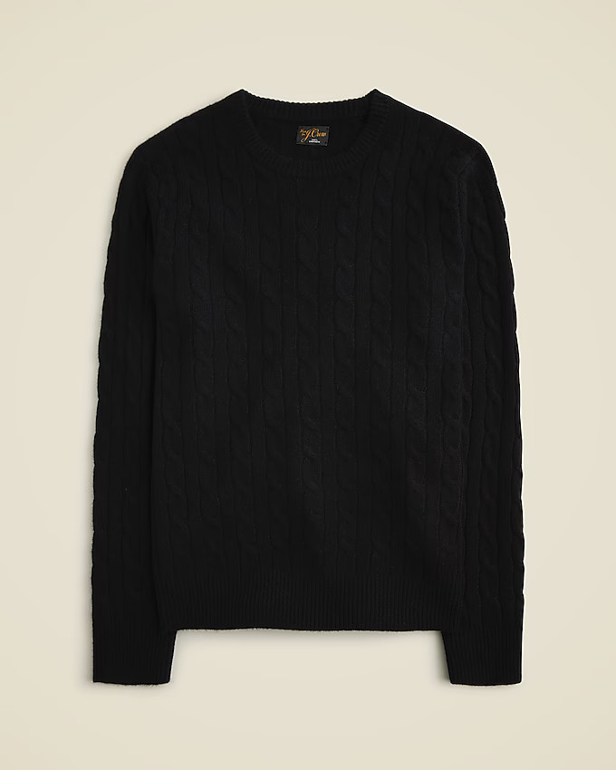 Cashmere cable-knit sweater | J. Crew US