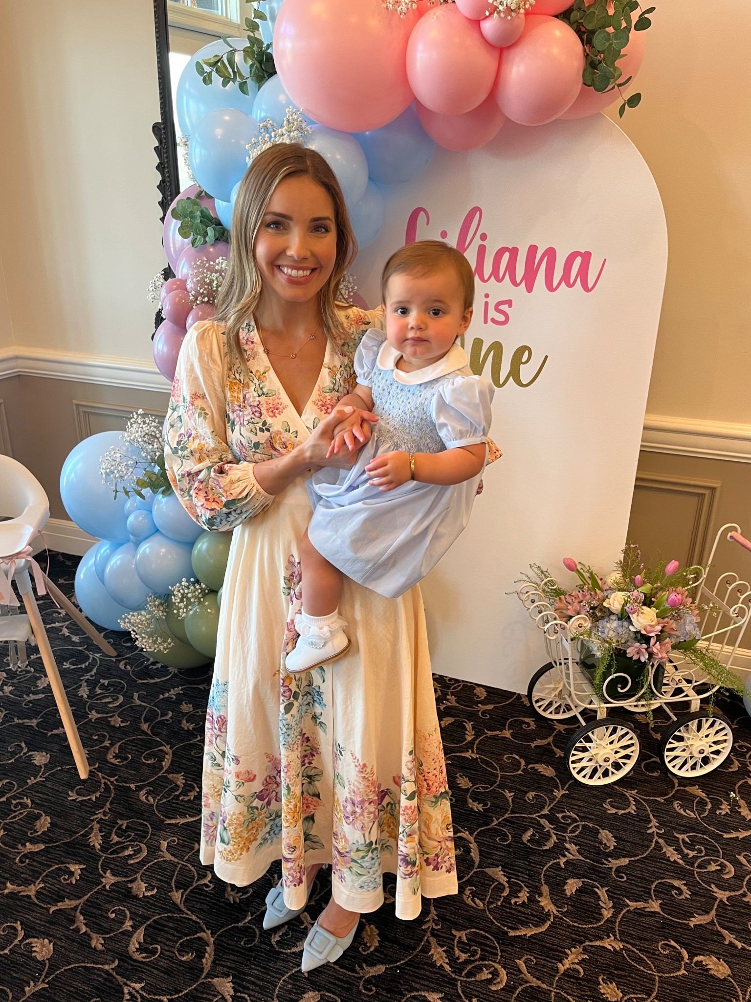 Favorite floral spring dress and Manila Blahnik look alike shoes💕 dress bought last year, similar styles also linked

#LTKShoeCrush #LTKStyleTip #LTKBaby