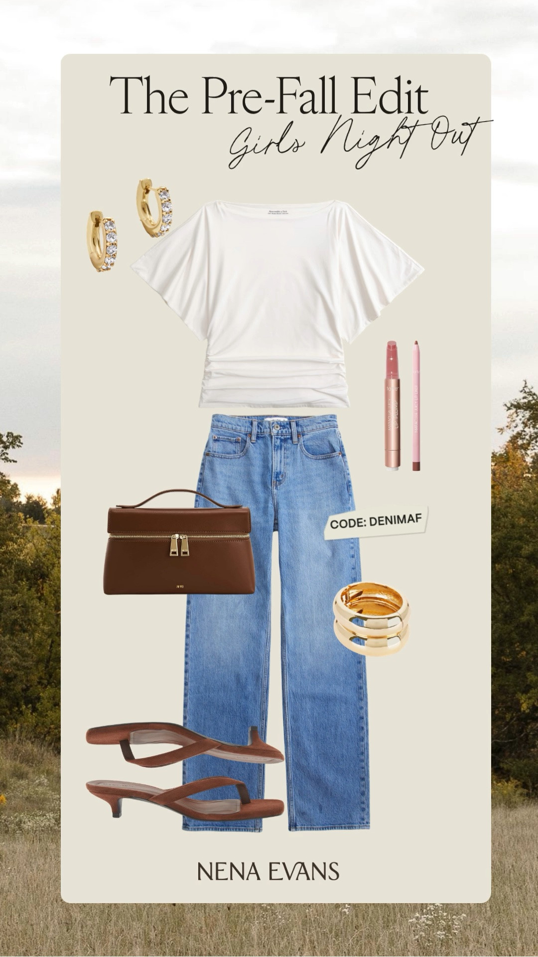 25-50% OFF all jeans + 20% off almost everything else!! Use code DENIMAF for an extra 15% OFF!! What to Wear: Girls Night Out 🥂

pre-fall outfit inspo, pre-fall edit, abercrombie jeans, abercrombie denim, abercrombie sale, abercrombie code, sale alert, date night outfit, dinner outfit, mom outfit, postpartum outfit, teacher outfits, back to school outfits, business casual workwear

#LTKSeasonal #LTKSaleAlert