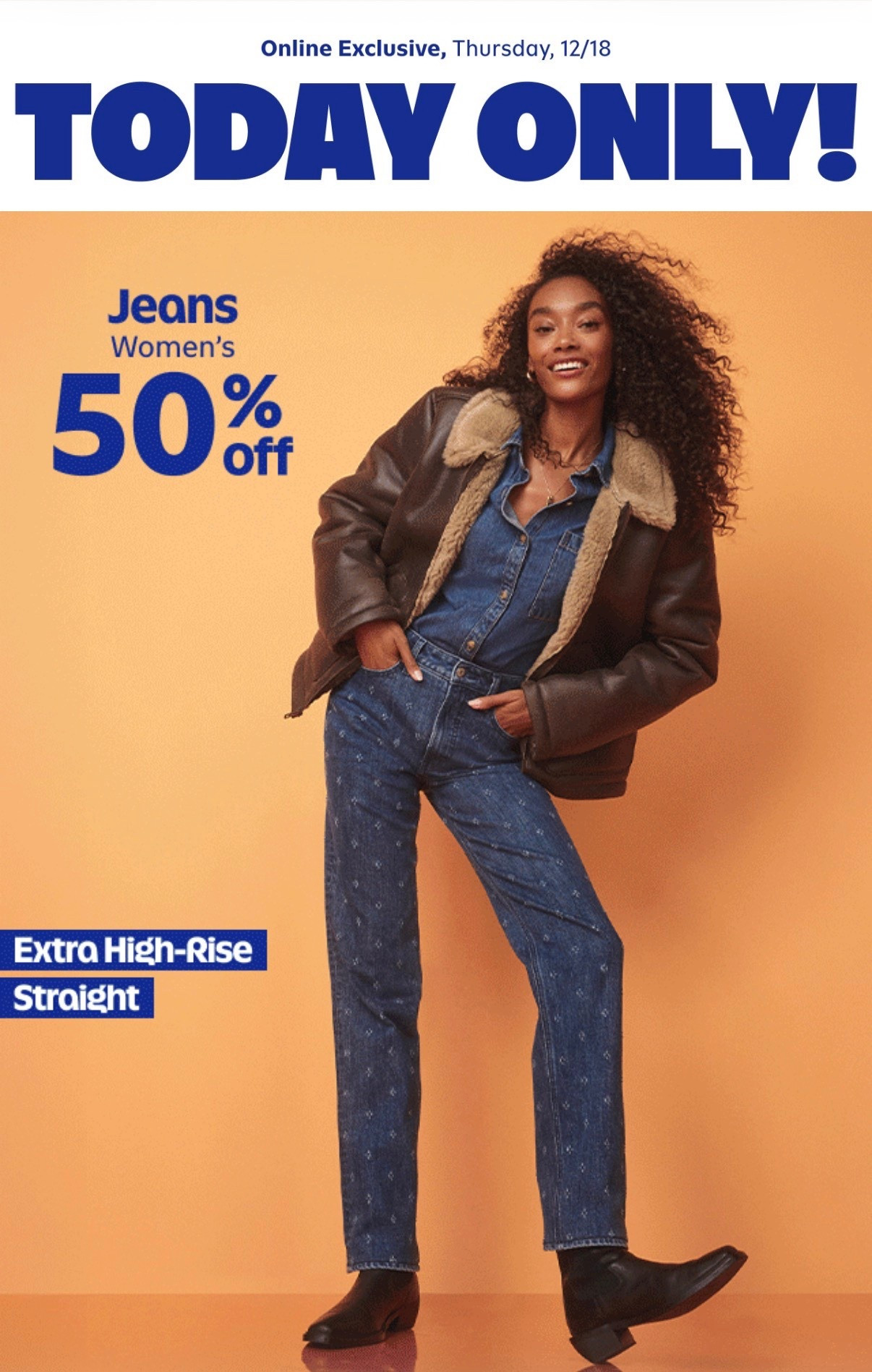 last hour for 50% off denim at Old Navyy

#LTKHoliday #LTKSaleAlert #LTKGiftGuide
