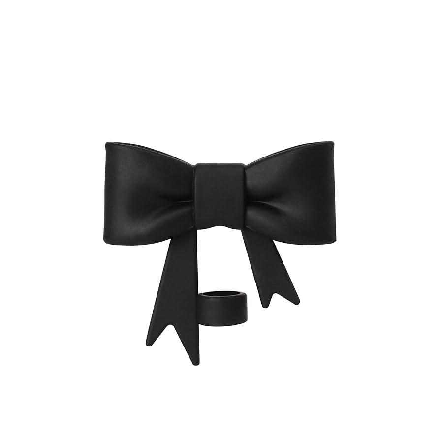 10mm Bow Shape Straw Topper for Stanley Cup (Black) | Amazon (US)