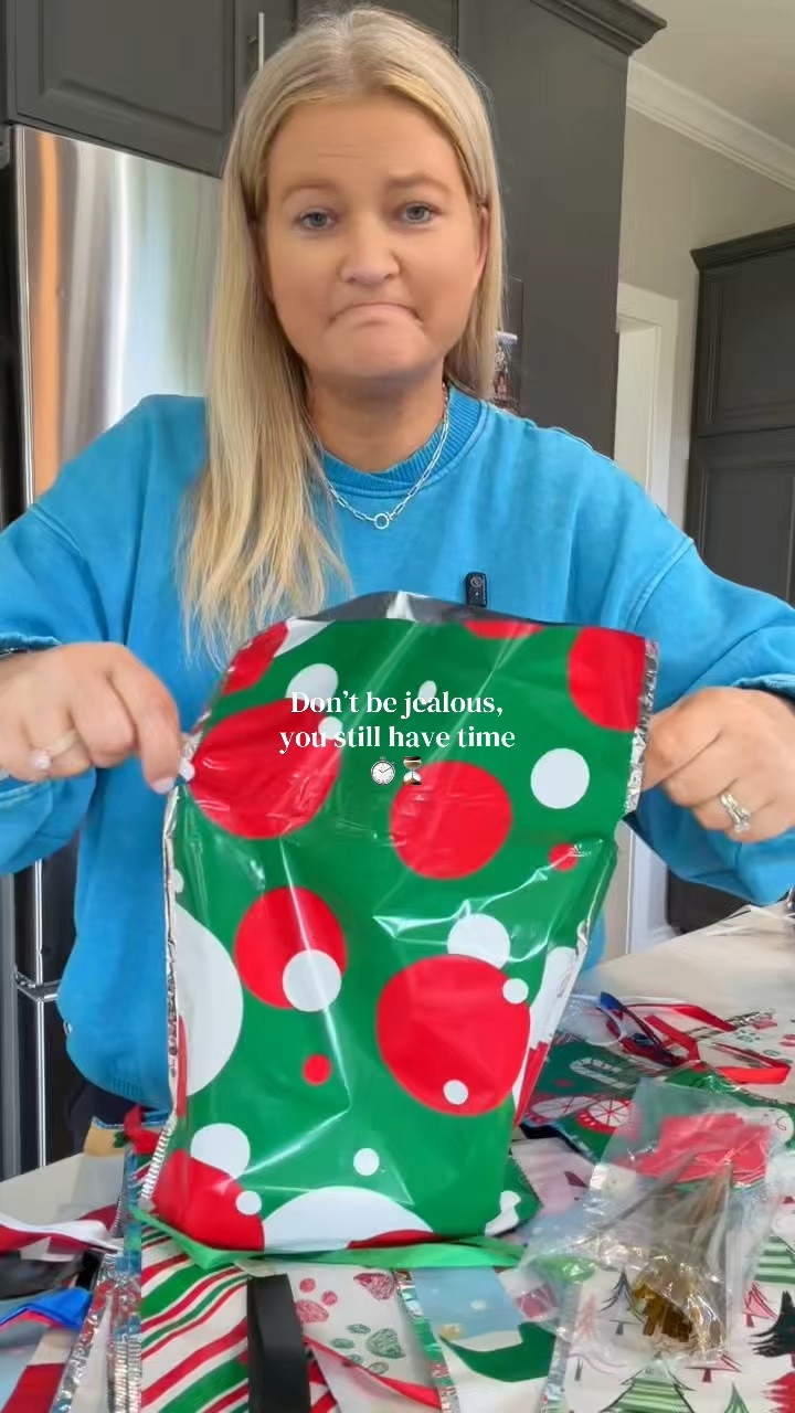 There is always a race for the 50-piece gift bag set in July. Not for me this year! #giftbags #christmasinjuly #giftwrapping #giftwrappinghacks

#LTKSeasonal #LTKSaleAlert #LTKHome