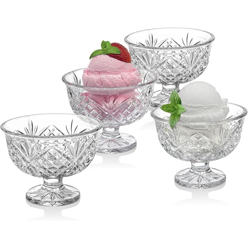 Dublin Crystal Ice Cream Bowl 10oz oz | Wayfair North America