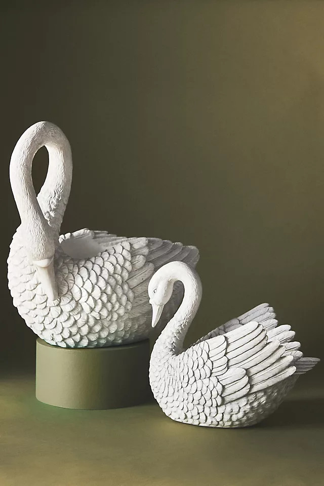 Matilda Goad & Co. Swan Planter | Anthropologie (US)