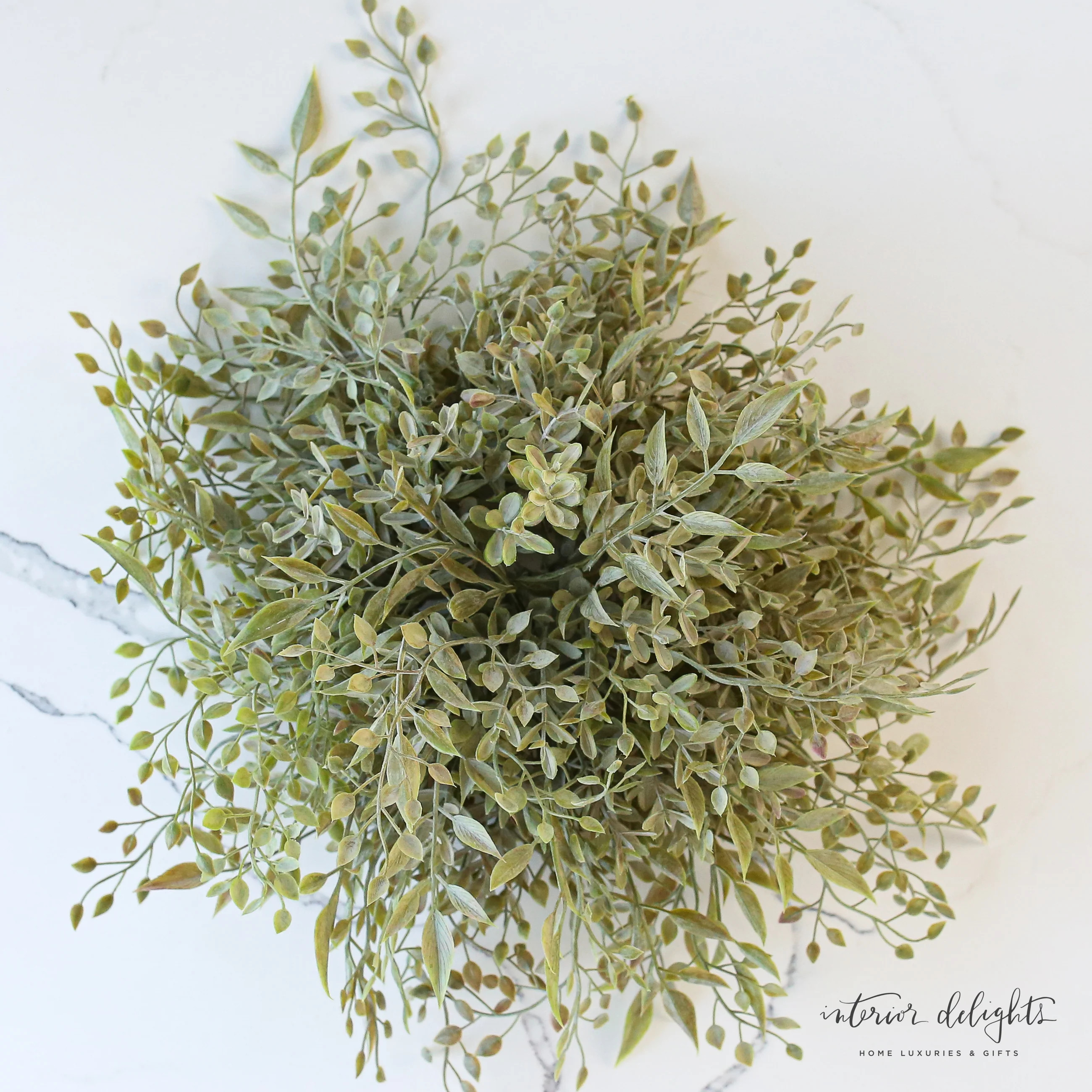 10" Mixed Sage Pouf | Interior Delights