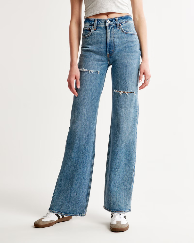 High Rise 90s Relaxed Jean | Abercrombie & Fitch (US)