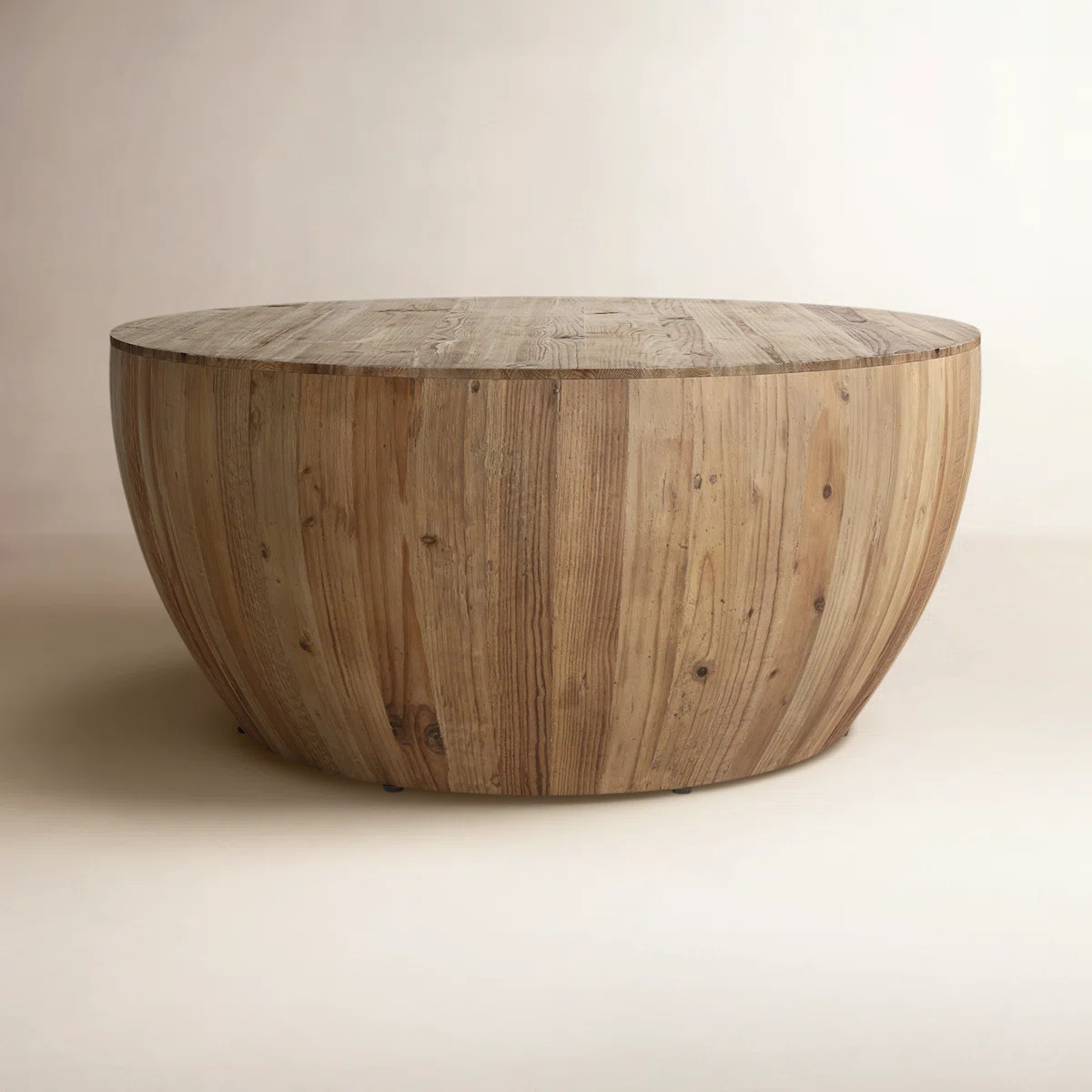 Alcona Bayer Solid Wood Drum Coffee Table | Wayfair North America