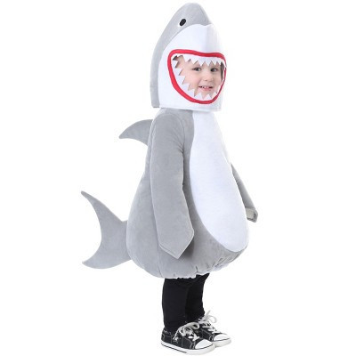 HalloweenCostumes.com Small   Bubble Shark Costume for Toddlers, White/Gray/Red | Target
