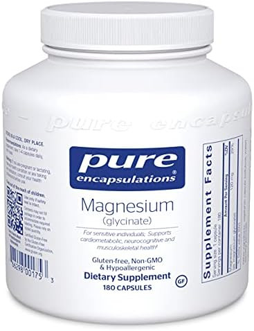 Pure Encapsulations - Magnesium (Glycinate) - Supports Enzymatic and Physiological Functions - 18... | Amazon (US)