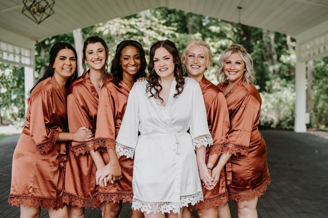 Silky Satin Bridesmaid Robes/bridesmaid Gifts/bridesmaid - Etsy | Etsy (US)