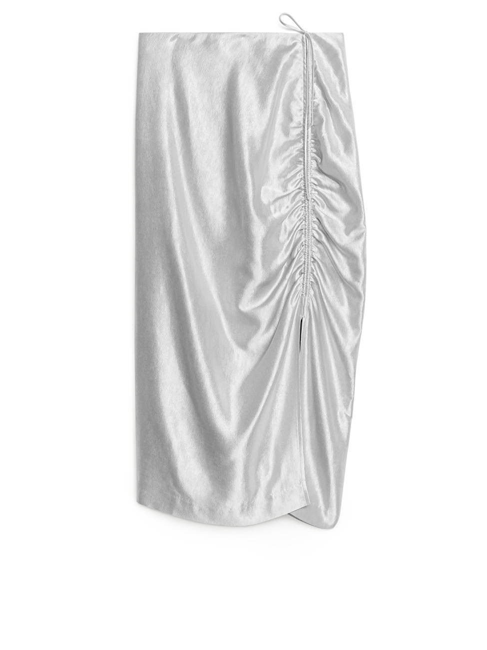 Shimmering Drawstring Skirt | ARKET (US&UK)