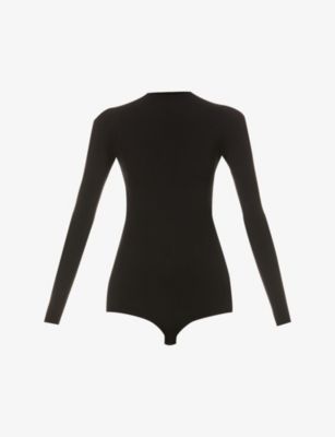 Ballet mock-neck stretch-jersey body | Selfridges