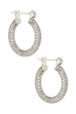 Pave Baby Skinny Amalfi Hoops
                    
                    Luv AJ | Revolve Clothing (Global)