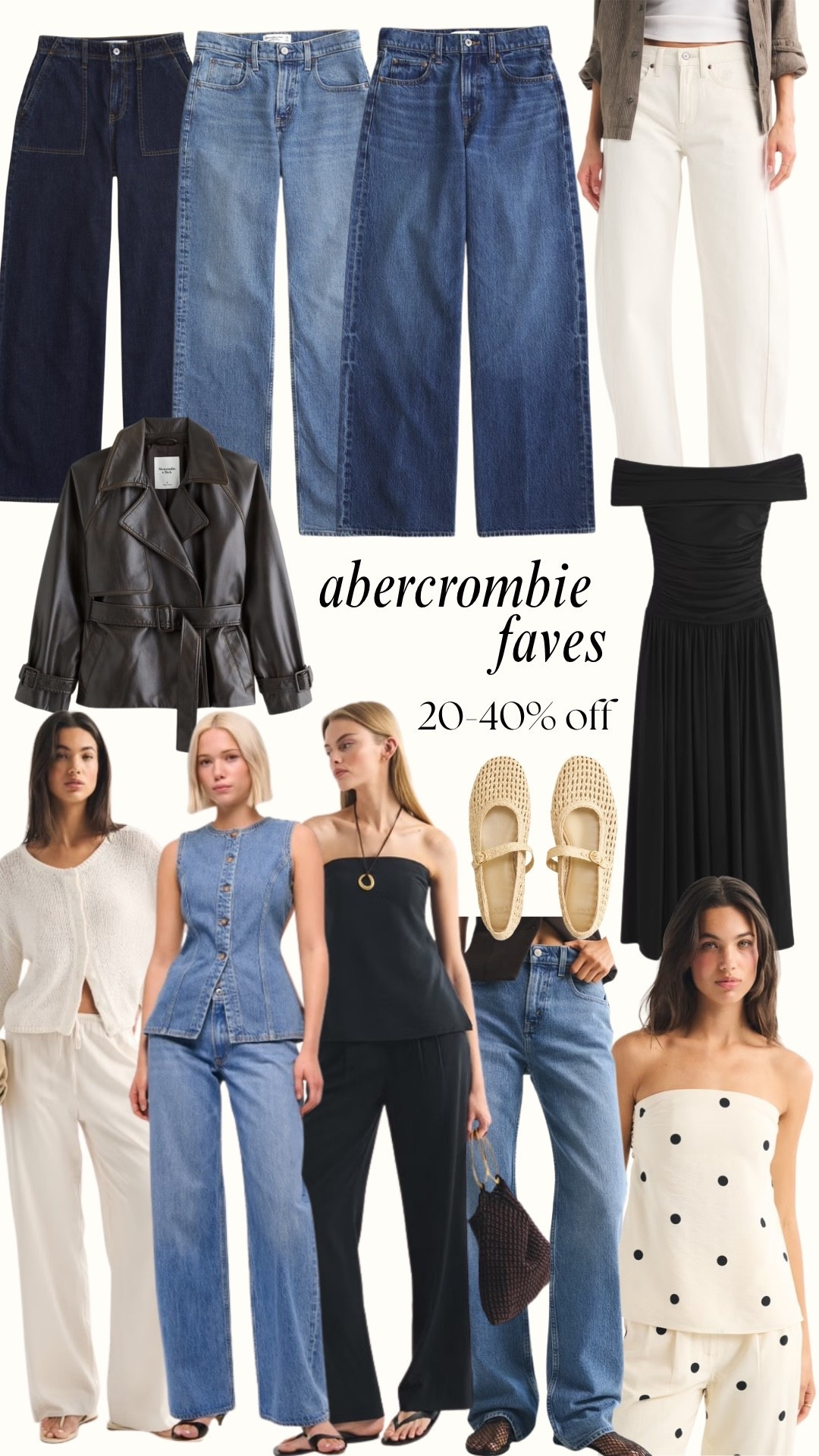 Up to 40% off abercormbie this weekend! Such a good time to pick up some pieces for spring (especially with payday) 

I wear size S in most things and W27R in jeans! (Short length fit me better with flats) 

AFXLTK for extra discount on selected items! 

#LTKspring #LTKuk #LTKjeans