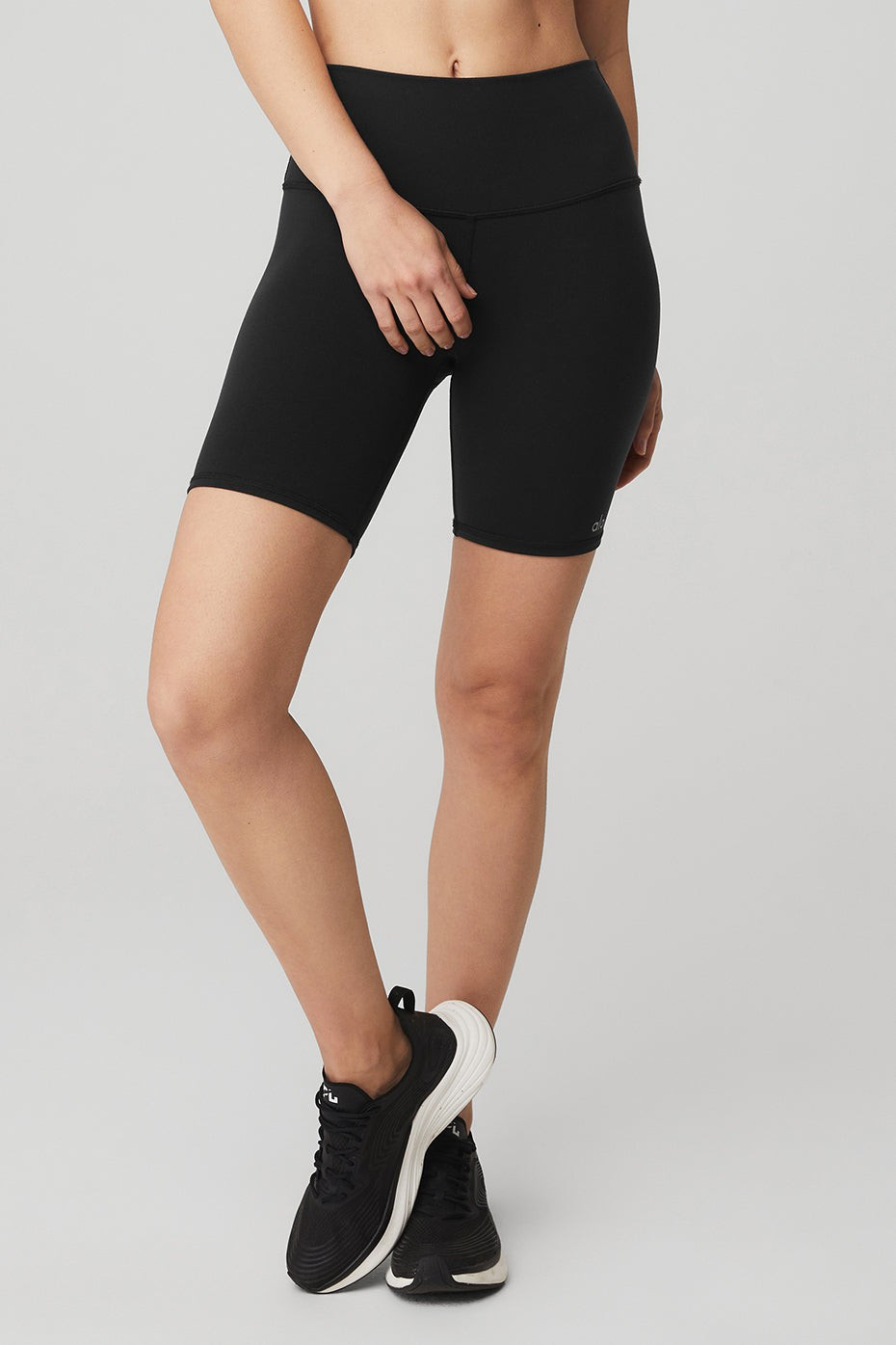 Alo YogaÅ½ | High-Waist Biker Short in Black, Size: XL | Alo Yoga