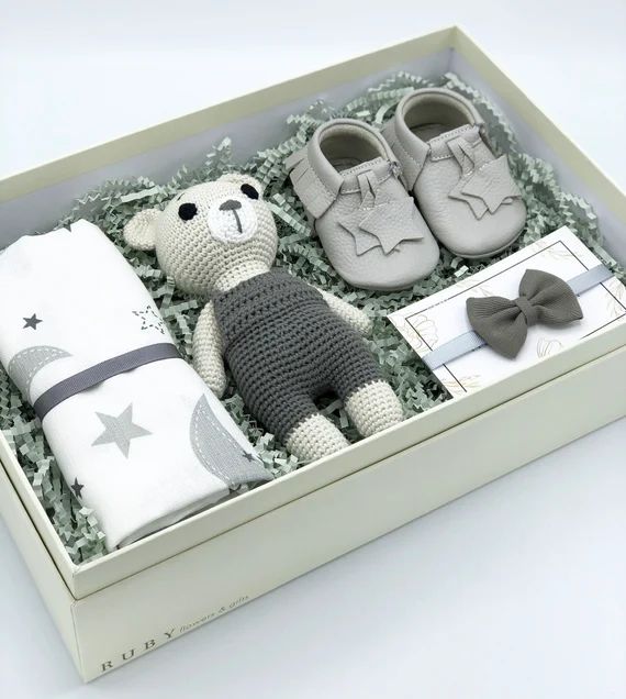 Baby Boy Gift Box Newborn Gift Organic Baby Shower Gift | Etsy | Etsy (US)