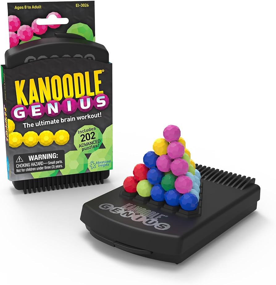 Educational Insights Kanoodle Genius 3-D Puzzle Brain Teaser Game For Adults, Teens & Kids, Over ... | Amazon (CA)