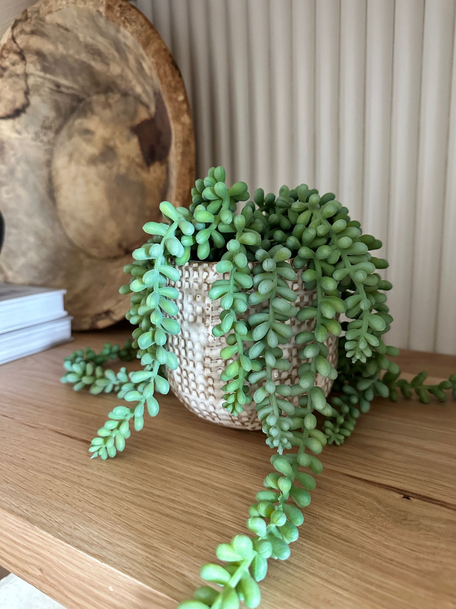 Shelf decor and easy drop in faux plants!

#LTKhome