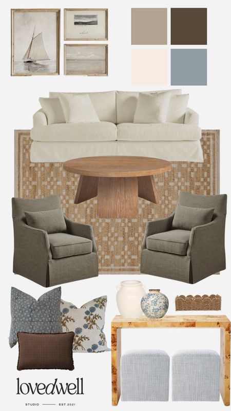This living room set up makes me think about a beautiful spring morning with the windows open and pastries baking in the oven 🤍🤍

#LTKstyletip #LTKhome #LTKSeasonal