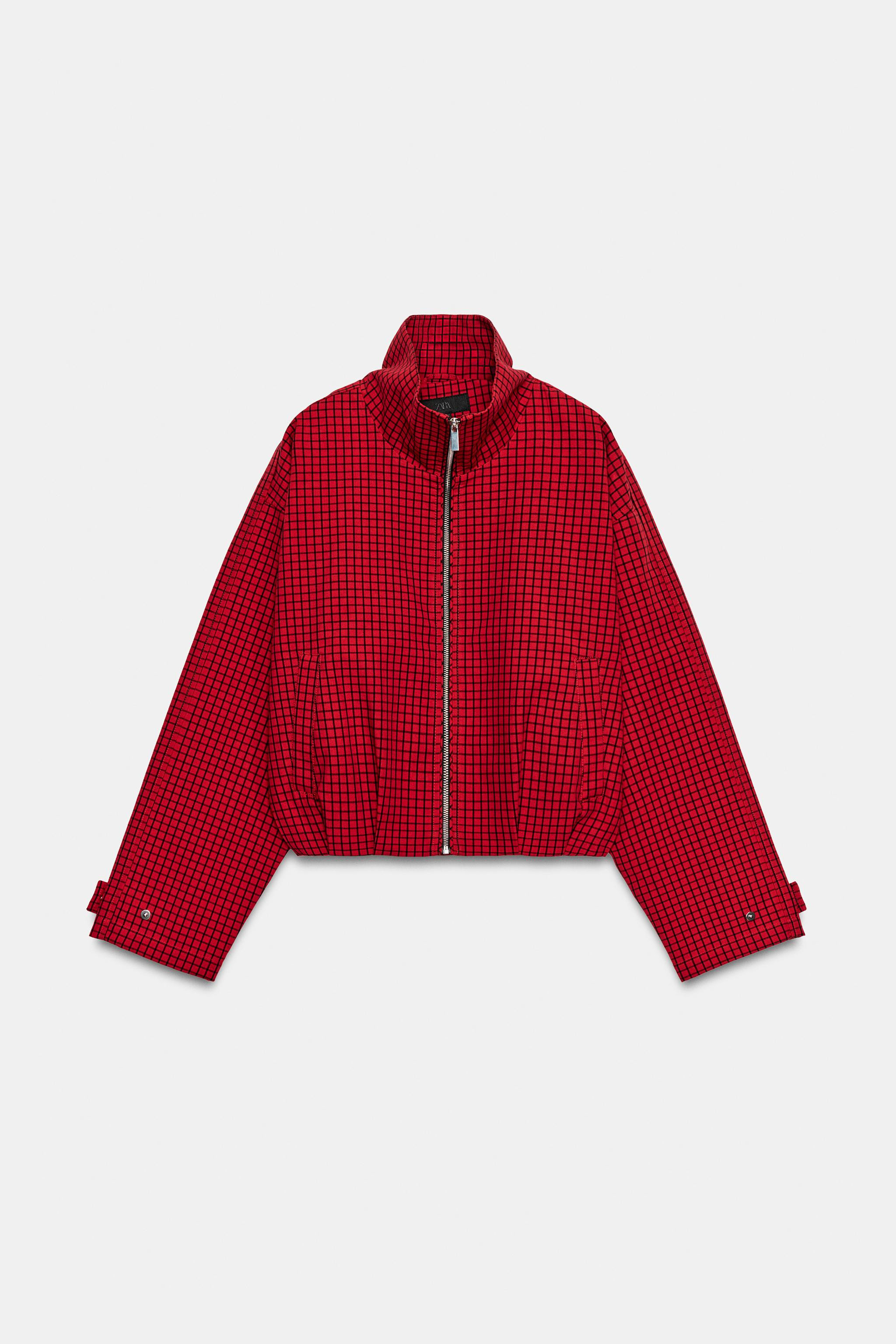 PLAID BOMBER JACKET | Zara US