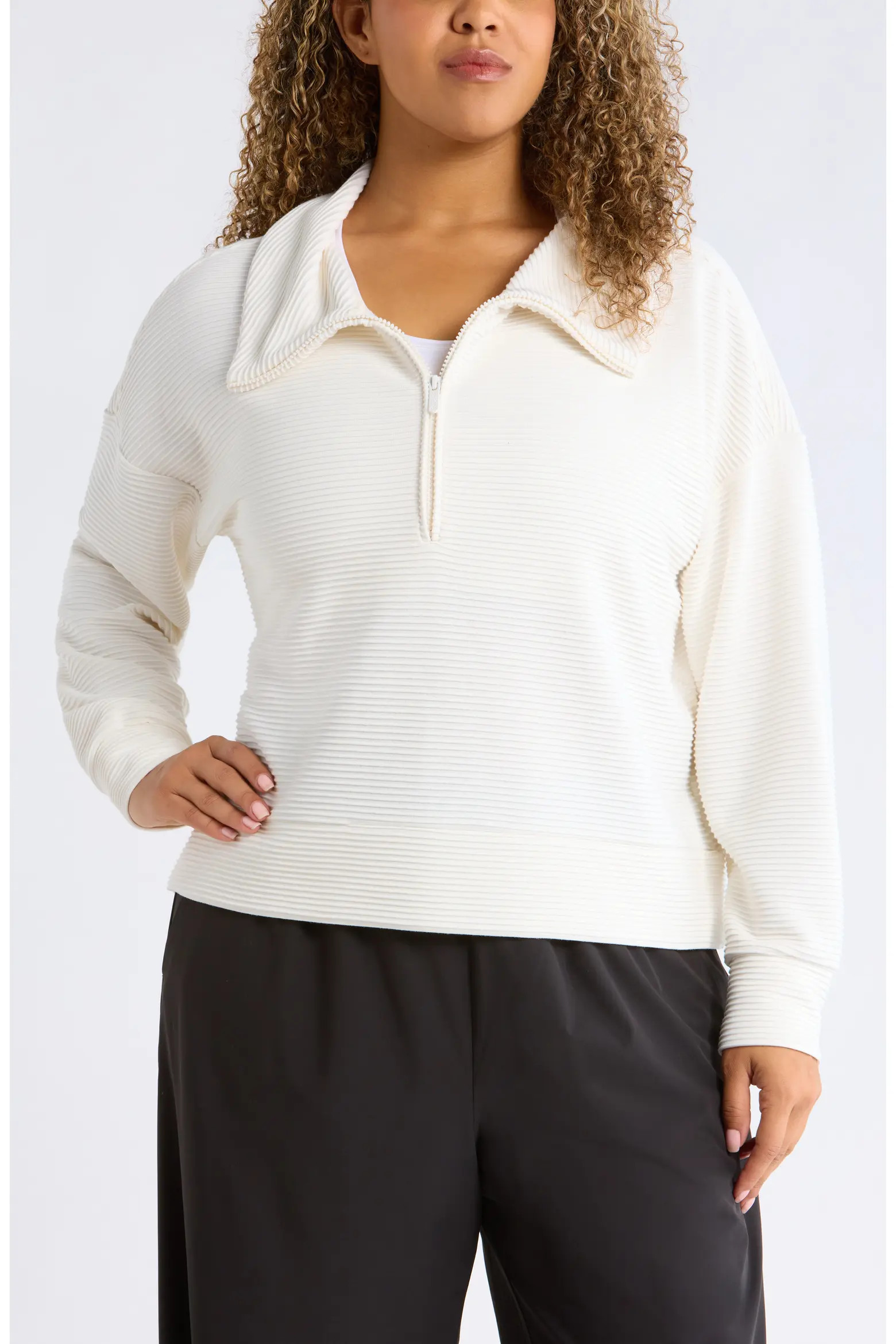 Ottoman Half Zip Pullover (Women) | Nordstrom | Nordstrom