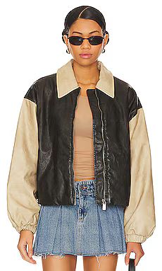 LIONESS Nirvana Bomber in Camel from Revolve.com | Revolve Clothing (Global)