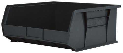 Akro-Mils 30235 Plastic Storage Stacking Hanging Akro Bin, 11-Inch by 11-Inch by 5-Inch, Black, Case | Amazon (US)