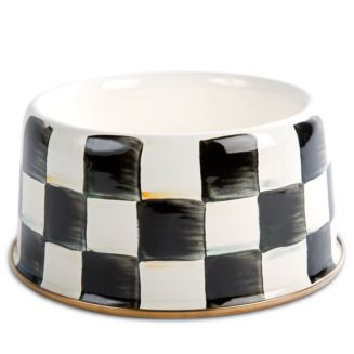Courtly Check Enamel Pet Dish, Medium | Bloomingdale's (US)