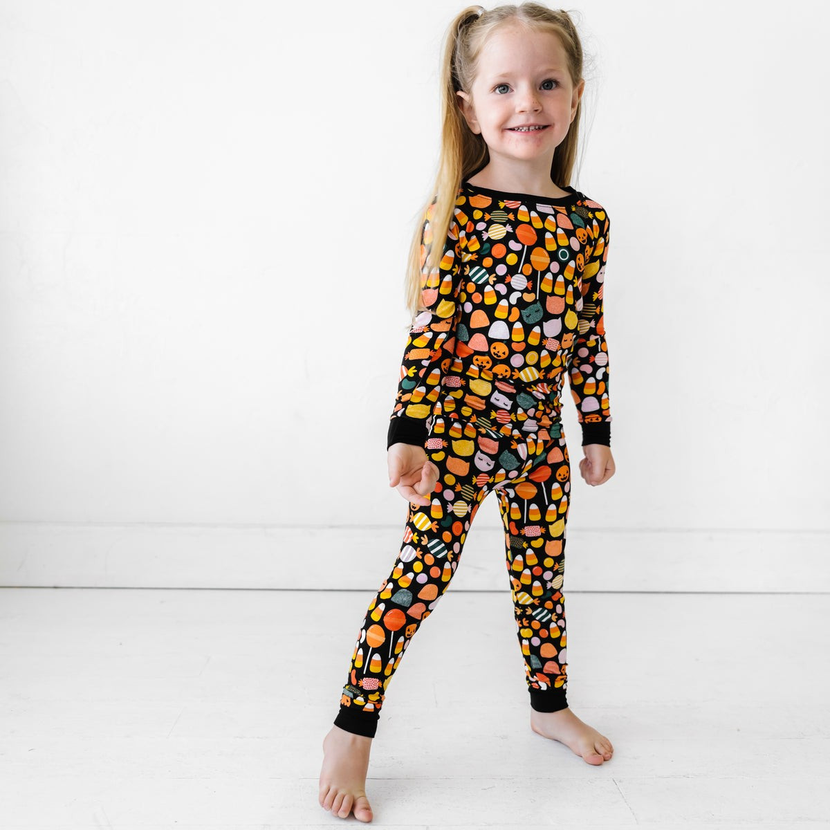 Spooky Sweets Two-Piece Bamboo Viscose Pajama Set | Little Sleepies