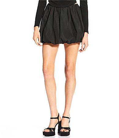Gianni Bini Everly Poplin Bubble Mini Skirt - S | Dillard's