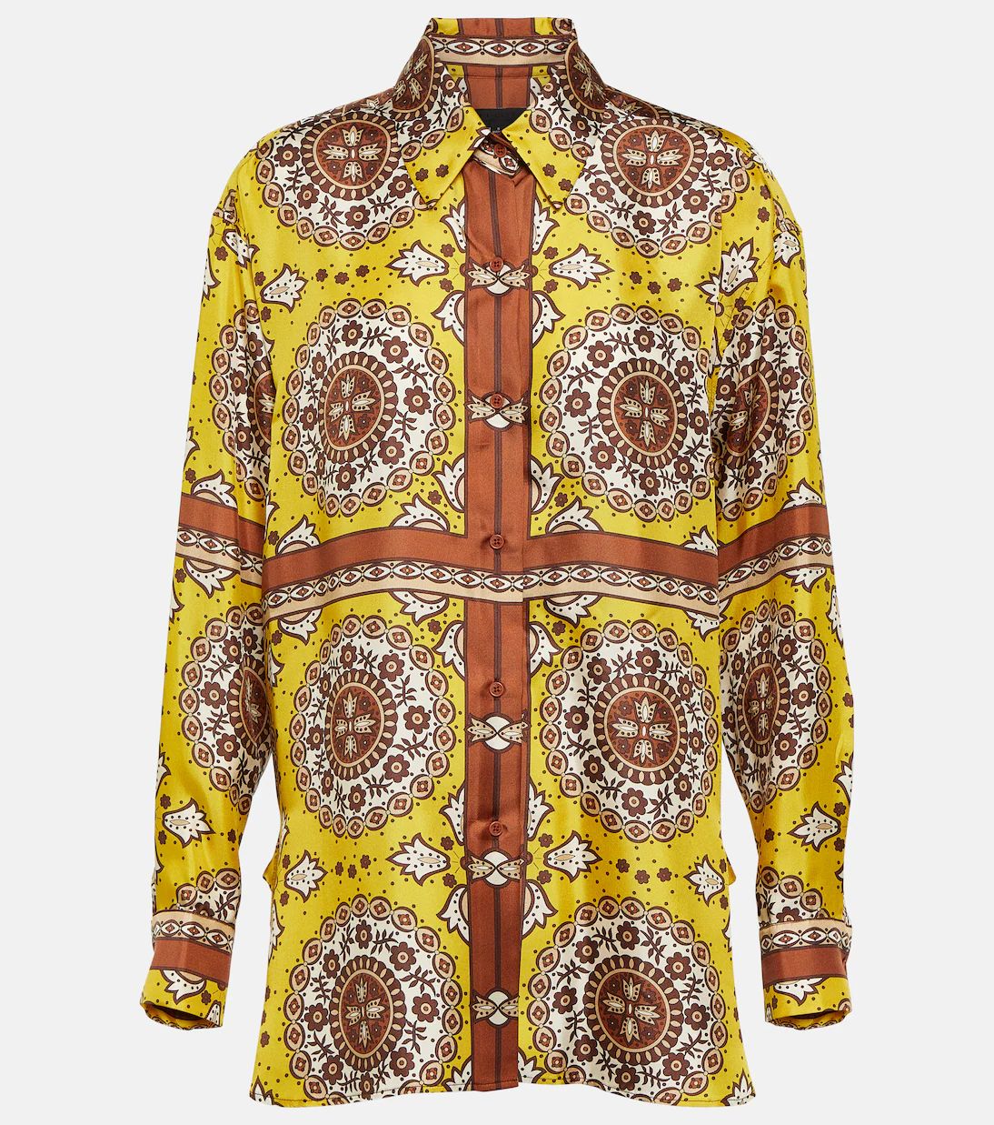 Julien printed silk twill shirt | Mytheresa (US/CA)