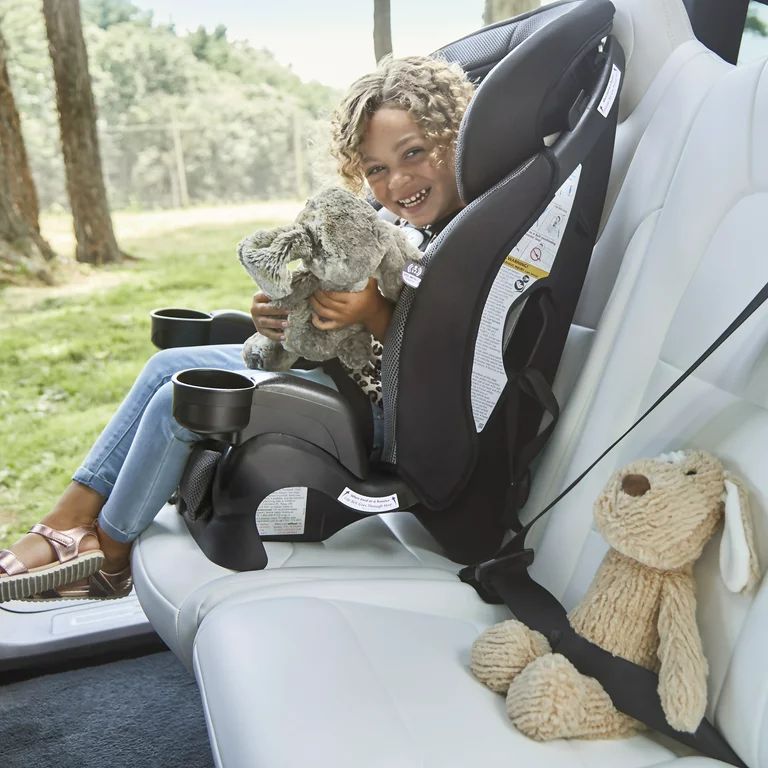 Evenflo Chase Plus 2-in-1 Booster Toddler Car Seat (Huron Black) | Walmart (US)