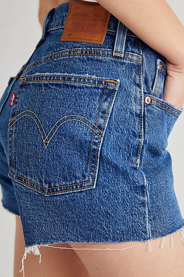 Levi's 501 High-Rise Denim Shorts by Levi's at Free People, Salsa Halfway, 25 | Free People (Global - UK&FR Excluded)